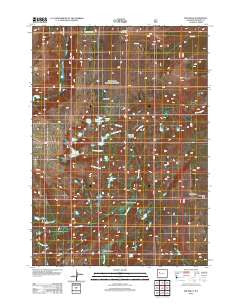 Ink Wells Wyoming Historical topographic map, 1:24000 scale, 7.5 X 7.5 Minute, Year 2012