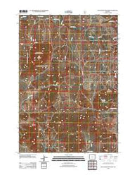 Inyan Kara Mountain Wyoming Historical topographic map, 1:24000 scale, 7.5 X 7.5 Minute, Year 2012