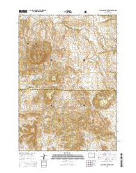 Inyan Kara Mountain Wyoming Current topographic map, 1:24000 scale, 7.5 X 7.5 Minute, Year 2015