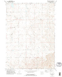 Ireton Draw Wyoming Historical topographic map, 1:24000 scale, 7.5 X 7.5 Minute, Year 1970