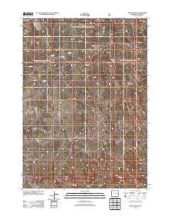 Ireton Draw Wyoming Historical topographic map, 1:24000 scale, 7.5 X 7.5 Minute, Year 2012