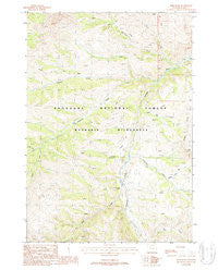 Irish Rock Wyoming Historical topographic map, 1:24000 scale, 7.5 X 7.5 Minute, Year 1987