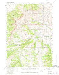Irish Rock Wyoming Historical topographic map, 1:62500 scale, 15 X 15 Minute, Year 1957