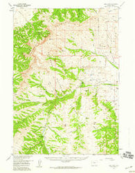 Irish Rock Wyoming Historical topographic map, 1:62500 scale, 15 X 15 Minute, Year 1957