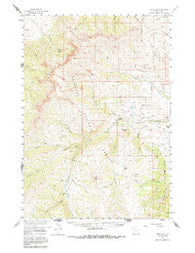 Irish Rock Wyoming Historical topographic map, 1:62500 scale, 15 X 15 Minute, Year 1957
