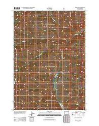 Irish Rock Wyoming Historical topographic map, 1:24000 scale, 7.5 X 7.5 Minute, Year 2012