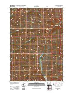 Irish Rock Wyoming Historical topographic map, 1:24000 scale, 7.5 X 7.5 Minute, Year 2012