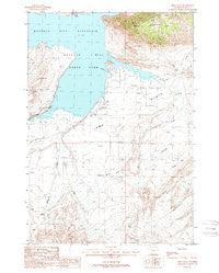 Irma Flats Wyoming Historical topographic map, 1:24000 scale, 7.5 X 7.5 Minute, Year 1987