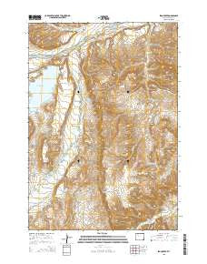 Iron Creek Wyoming Current topographic map, 1:24000 scale, 7.5 X 7.5 Minute, Year 2015