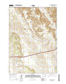 Iron Mountain Wyoming Current topographic map, 1:24000 scale, 7.5 X 7.5 Minute, Year 2015
