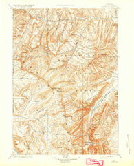 Ishawooa Wyoming Historical topographic map, 1:125000 scale, 30 X 30 Minute, Year 1899