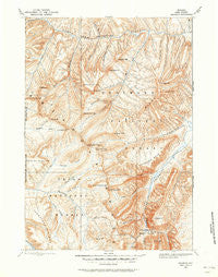 Ishawooa Wyoming Historical topographic map, 1:125000 scale, 30 X 30 Minute, Year 1893