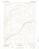 J O Dugway Wyoming Historical topographic map, 1:24000 scale, 7.5 X 7.5 Minute, Year 1970