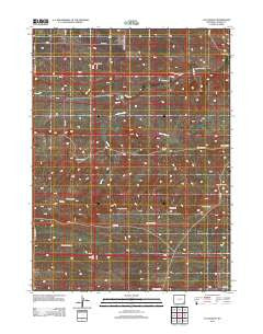 J H D Ranch Wyoming Historical topographic map, 1:24000 scale, 7.5 X 7.5 Minute, Year 2012