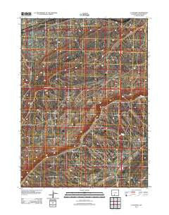 J O Dugway Wyoming Historical topographic map, 1:24000 scale, 7.5 X 7.5 Minute, Year 2012