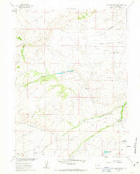 Jack Creek Reservoir Wyoming Historical topographic map, 1:24000 scale, 7.5 X 7.5 Minute, Year 1961
