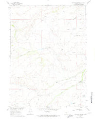 Jack Creek Reservoir Wyoming Historical topographic map, 1:24000 scale, 7.5 X 7.5 Minute, Year 1961