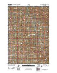 Jack Horner Reservoir Wyoming Historical topographic map, 1:24000 scale, 7.5 X 7.5 Minute, Year 2012