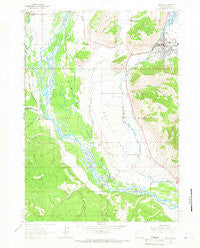 Jackson Wyoming Historical topographic map, 1:24000 scale, 7.5 X 7.5 Minute, Year 1963