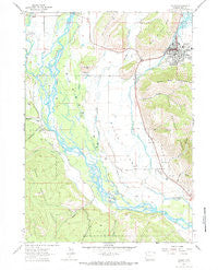 Jackson Wyoming Historical topographic map, 1:24000 scale, 7.5 X 7.5 Minute, Year 1963