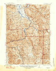 Jackson Wyoming Historical topographic map, 1:125000 scale, 30 X 30 Minute, Year 1935
