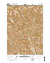 Jaggar Peak Wyoming Current topographic map, 1:24000 scale, 7.5 X 7.5 Minute, Year 2015