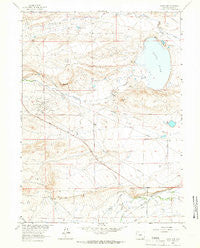James Lake Wyoming Historical topographic map, 1:24000 scale, 7.5 X 7.5 Minute, Year 1963