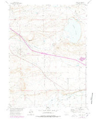 James Lake Wyoming Historical topographic map, 1:24000 scale, 7.5 X 7.5 Minute, Year 1963