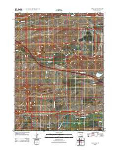 James Lake Wyoming Historical topographic map, 1:24000 scale, 7.5 X 7.5 Minute, Year 2012