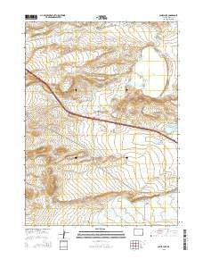 James Lake Wyoming Current topographic map, 1:24000 scale, 7.5 X 7.5 Minute, Year 2015