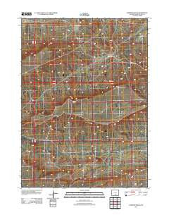 Jawbone Ranch Wyoming Historical topographic map, 1:24000 scale, 7.5 X 7.5 Minute, Year 2012