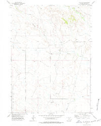 Jay Em NW Wyoming Historical topographic map, 1:24000 scale, 7.5 X 7.5 Minute, Year 1974