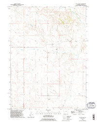 Jay Em NW Wyoming Historical topographic map, 1:24000 scale, 7.5 X 7.5 Minute, Year 1990