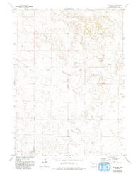 Jay Em NW Wyoming Historical topographic map, 1:24000 scale, 7.5 X 7.5 Minute, Year 1974