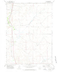 Jay Em Wyoming Historical topographic map, 1:24000 scale, 7.5 X 7.5 Minute, Year 1974