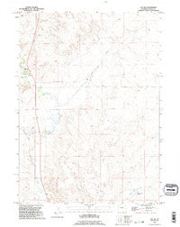 Jay Em Wyoming Historical topographic map, 1:24000 scale, 7.5 X 7.5 Minute, Year 1990