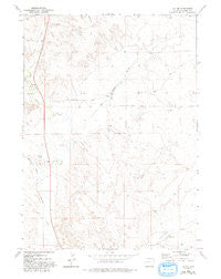 Jay Em Wyoming Historical topographic map, 1:24000 scale, 7.5 X 7.5 Minute, Year 1974