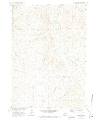 Jeffers Draw Wyoming Historical topographic map, 1:24000 scale, 7.5 X 7.5 Minute, Year 1972