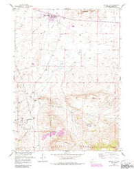 Jeffrey City Wyoming Historical topographic map, 1:24000 scale, 7.5 X 7.5 Minute, Year 1957
