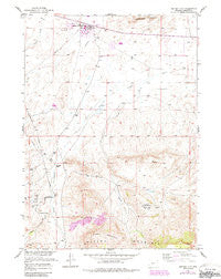Jeffrey City Wyoming Historical topographic map, 1:24000 scale, 7.5 X 7.5 Minute, Year 1957