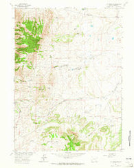 Jelm Mountain Wyoming Historical topographic map, 1:24000 scale, 7.5 X 7.5 Minute, Year 1963