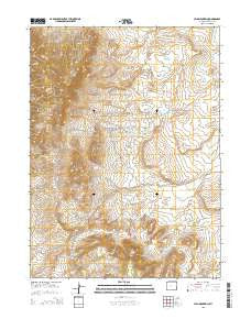 Jelm Mountain Wyoming Current topographic map, 1:24000 scale, 7.5 X 7.5 Minute, Year 2015