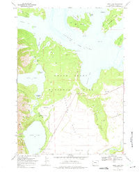 Jenny Lake Wyoming Historical topographic map, 1:24000 scale, 7.5 X 7.5 Minute, Year 1968