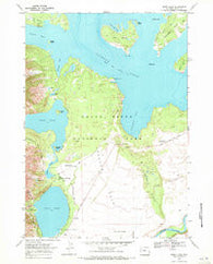 Jenny Lake Wyoming Historical topographic map, 1:24000 scale, 7.5 X 7.5 Minute, Year 1968