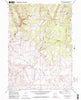 Jensen Meadows Wyoming Historical topographic map, 1:24000 scale, 7.5 X 7.5 Minute, Year 1969