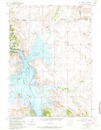 Jewel Springs Wyoming Historical topographic map, 1:24000 scale, 7.5 X 7.5 Minute, Year 1961