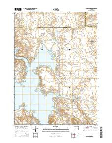 Jewel Springs Wyoming Current topographic map, 1:24000 scale, 7.5 X 7.5 Minute, Year 2015
