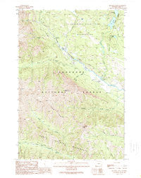 Jim Smith Peak Wyoming Historical topographic map, 1:24000 scale, 7.5 X 7.5 Minute, Year 1989