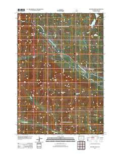 Jim Smith Peak Wyoming Historical topographic map, 1:24000 scale, 7.5 X 7.5 Minute, Year 2012