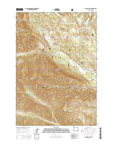 Jim Smith Peak Wyoming Current topographic map, 1:24000 scale, 7.5 X 7.5 Minute, Year 2015